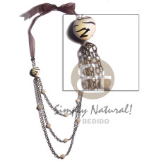 2pcs. tiger kukui nuts