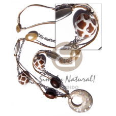 2 layers knotted wax cord