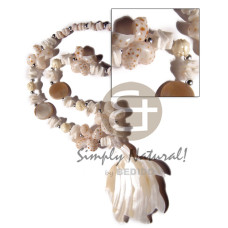 Tiger puka shells white