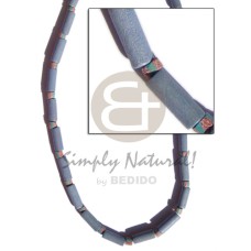 Pastel blue wood tube