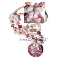 4-5mm white clam heishe