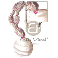 4-5mm white clam heishe