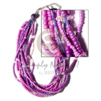 Multi layered lavender graduated tones