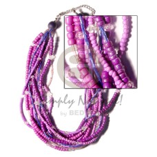 Multi layered lavender graduated tones