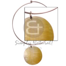 Nickel-free silver hoop ring