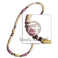 4-5mm coconut heishi bleach