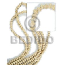 Natural white wood mentos 5x8mm