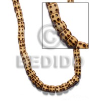 Dice natural wood burning