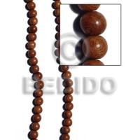Bayong round wood beads 6mm