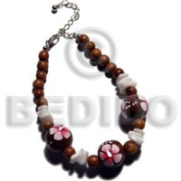 4-5mm coconut pokalet. natural brown