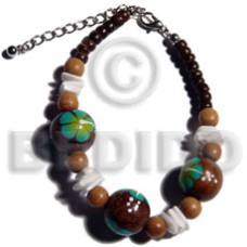 4-5mm coconut pokalet. natural brown