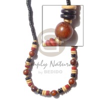 4-5mm coconut heishi black