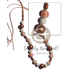 12mm wrapped wood beads