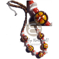 4-5mm coconut pokalet. natural brown