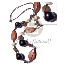 2 layers knotted wax cord