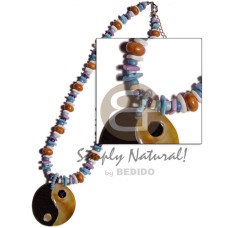 White rose wood beads 4-5mm coconut pokalet