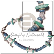 Blue 4-5mm coconut pokalet