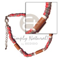 Red 4-5mm coconut pokalet. splashing