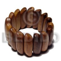 Elastic robles wood bangle