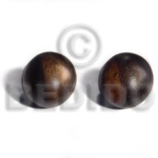 25mm camagong tiger button earrings