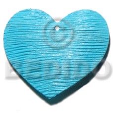 50mm textured heart shaped