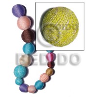 10mm natural white round wood